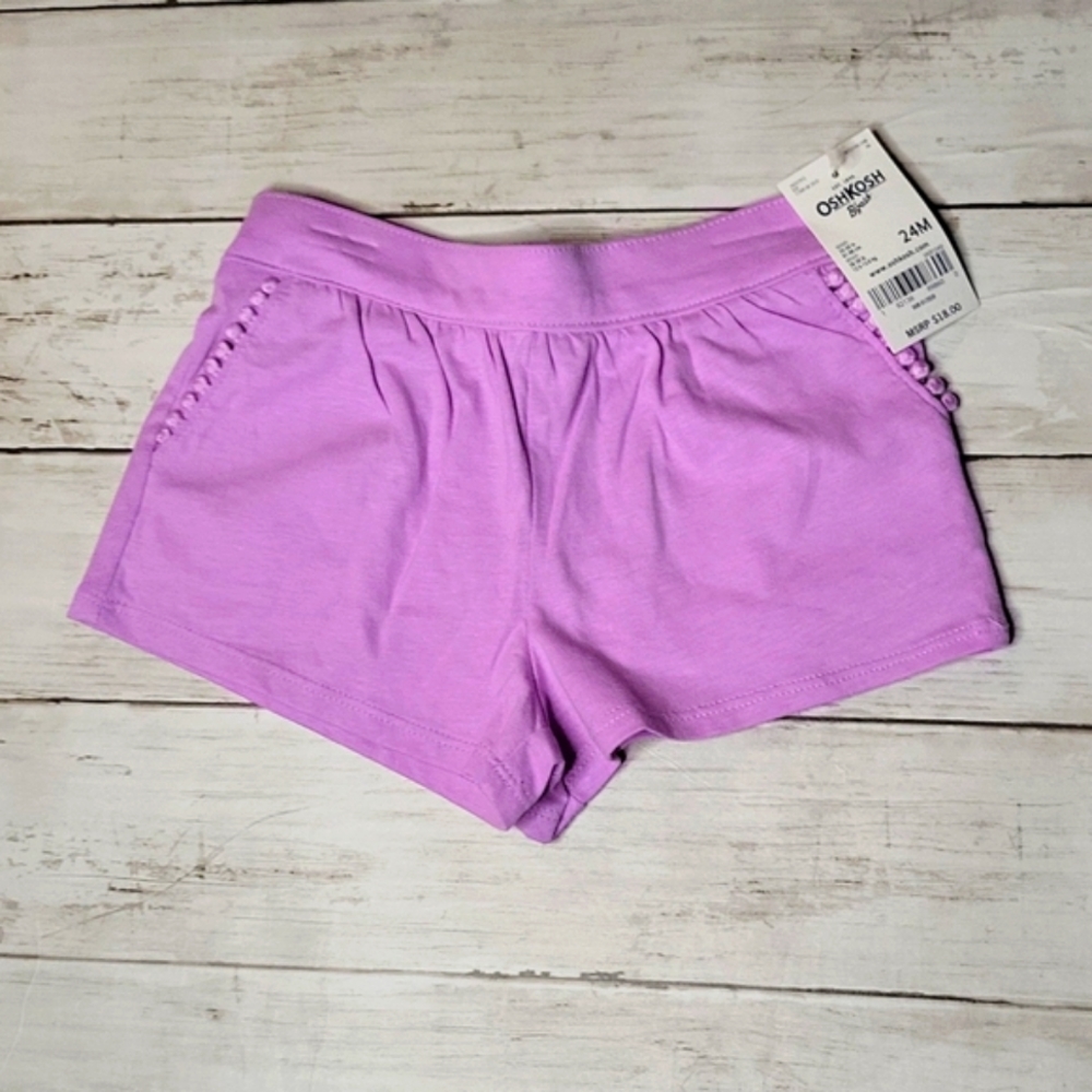 Oshkosh B'gosh Lavender Shorts, 24m